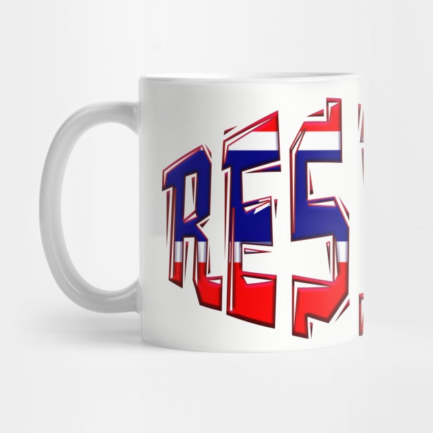 Patriotic RESIST Design by Roly Poly Roundabout